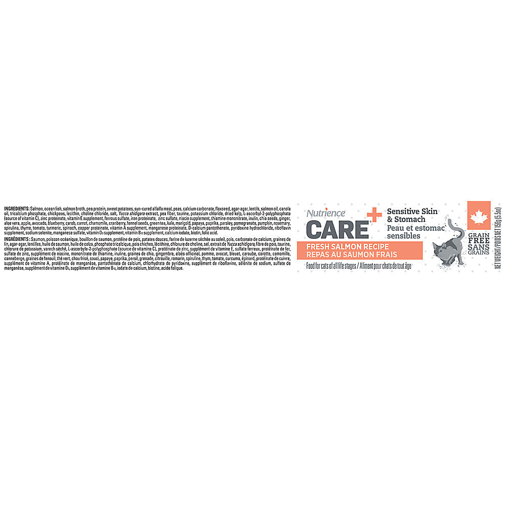 Nutrience Care Canned Cat Food Sensitive Skin & Stomach  Canned Cat Food  | PetMax Canada
