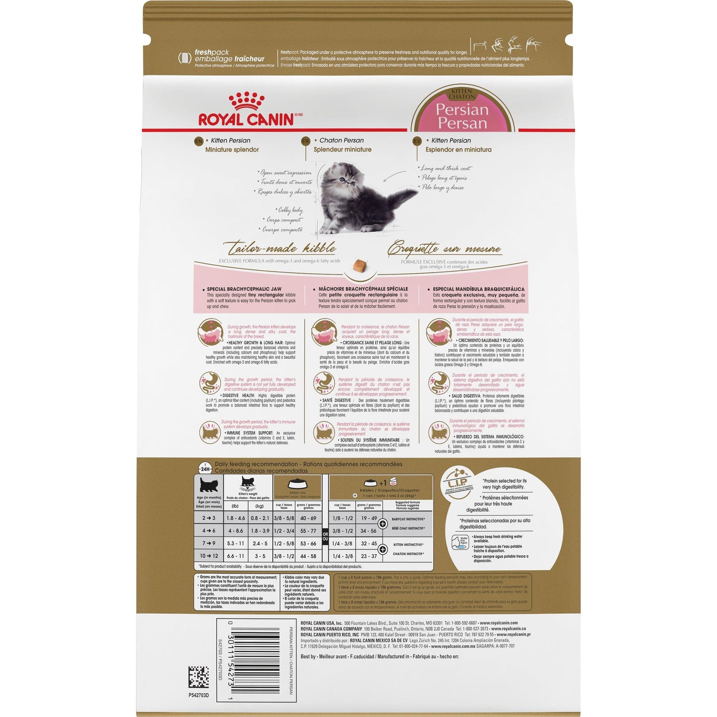 Royal Canin Feline Breed Nutrition Persian Dry Kitten Food  Cat Food  | PetMax Canada