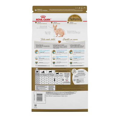 Royal Canin Feline Breed Nutrition Sphynx Adult Dry Cat Food - 3.2 Kg - Cat Food - Royal Canin - PetMax Canada