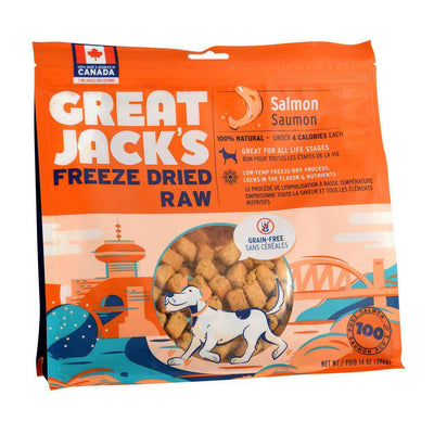 Great Jacks Freeze Dried Dog Treats Salmon  Dog Treats  | PetMax Canada