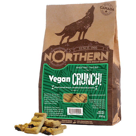 Northern Biscuits Vegan Crunch Dog Treats  Dog Treats  | PetMax Canada