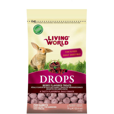 Living World Rabbit Treat Field Berry  Small Animal Food Treats  | PetMax Canada