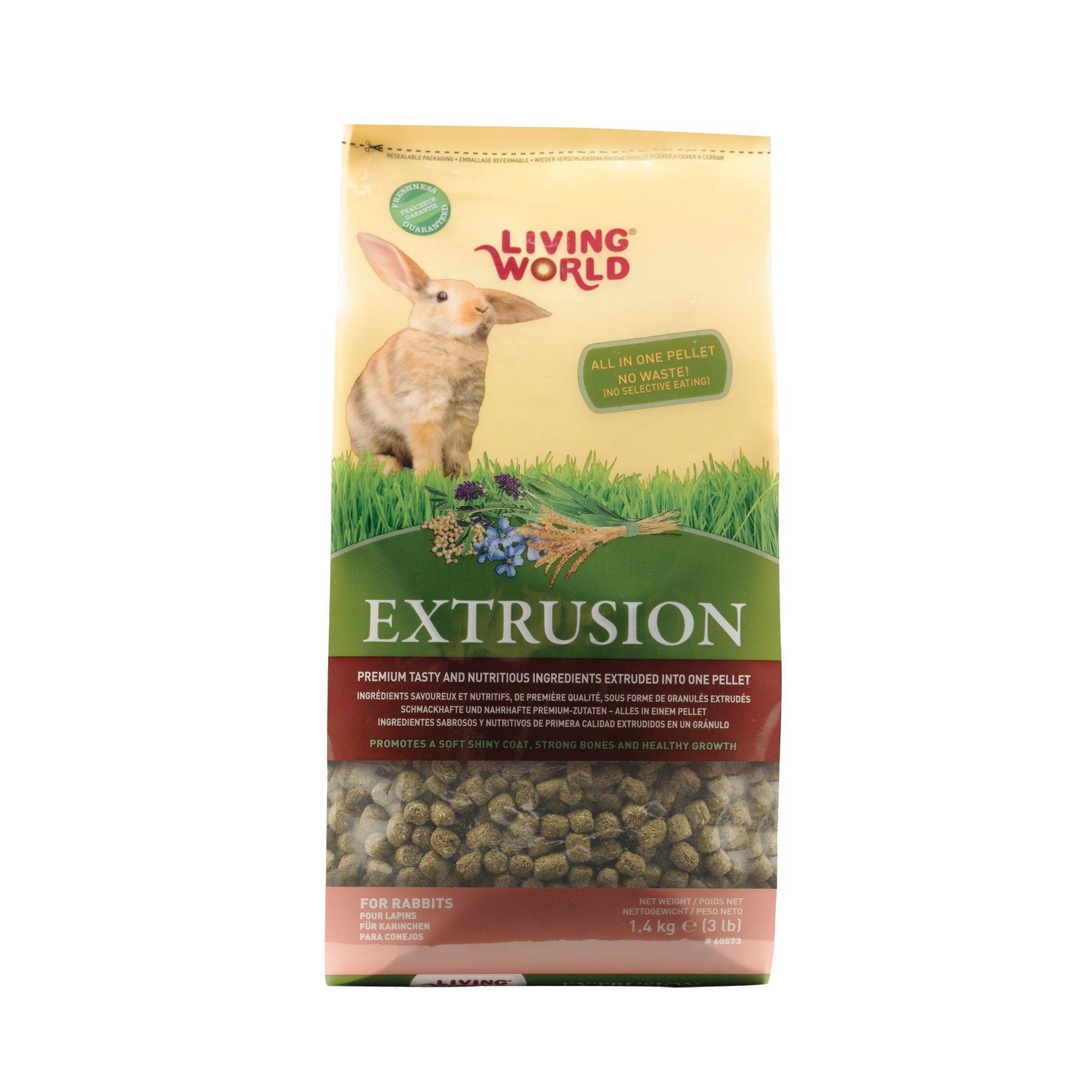 Living World Extrusion Diet For Rabbits  Small Animal Food Dry  | PetMax Canada