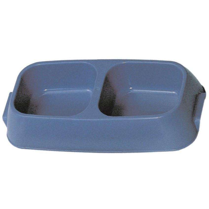 Vanness Double Diner Lightweight Dog Dish  Plastic  | PetMax Canada