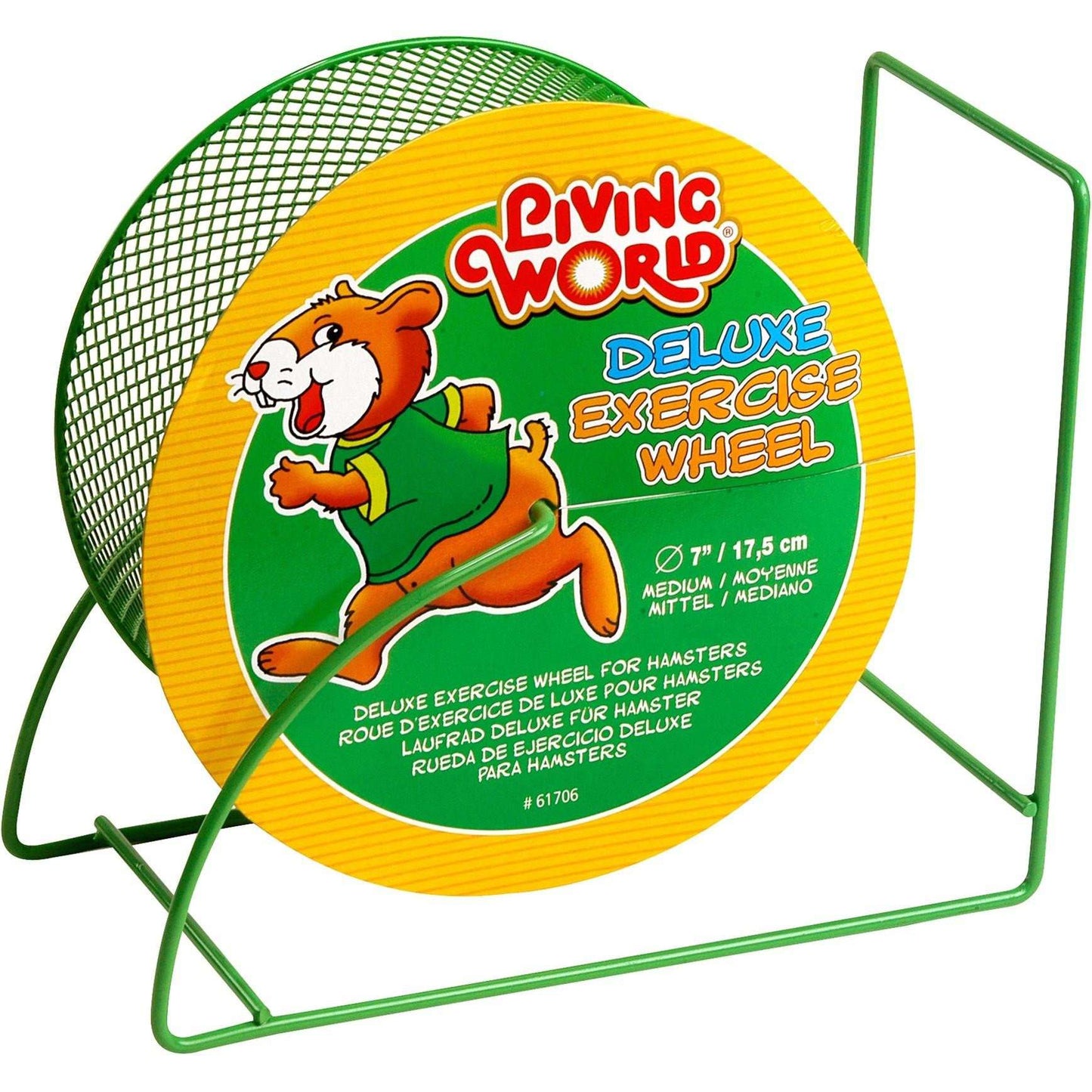 Living World Wire Mesh Hamster Wheel  Small Animal Toys  | PetMax Canada