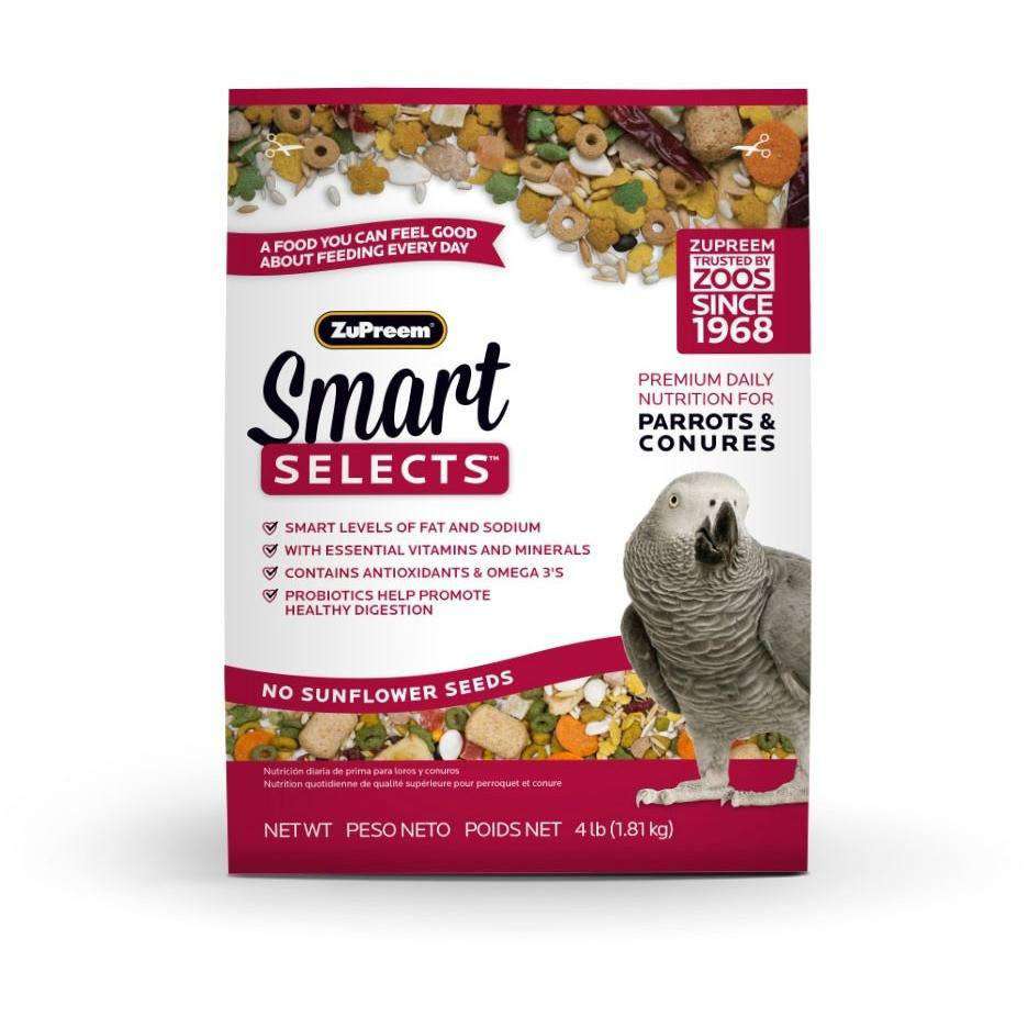 Zupreem Smart Selects Food Parrot & Conure  Bird Food  | PetMax Canada