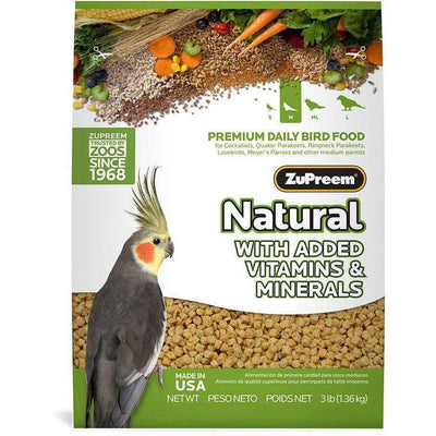 Zupreem Avian Maintenance Natural Cockatiel  Bird Food  | PetMax Canada