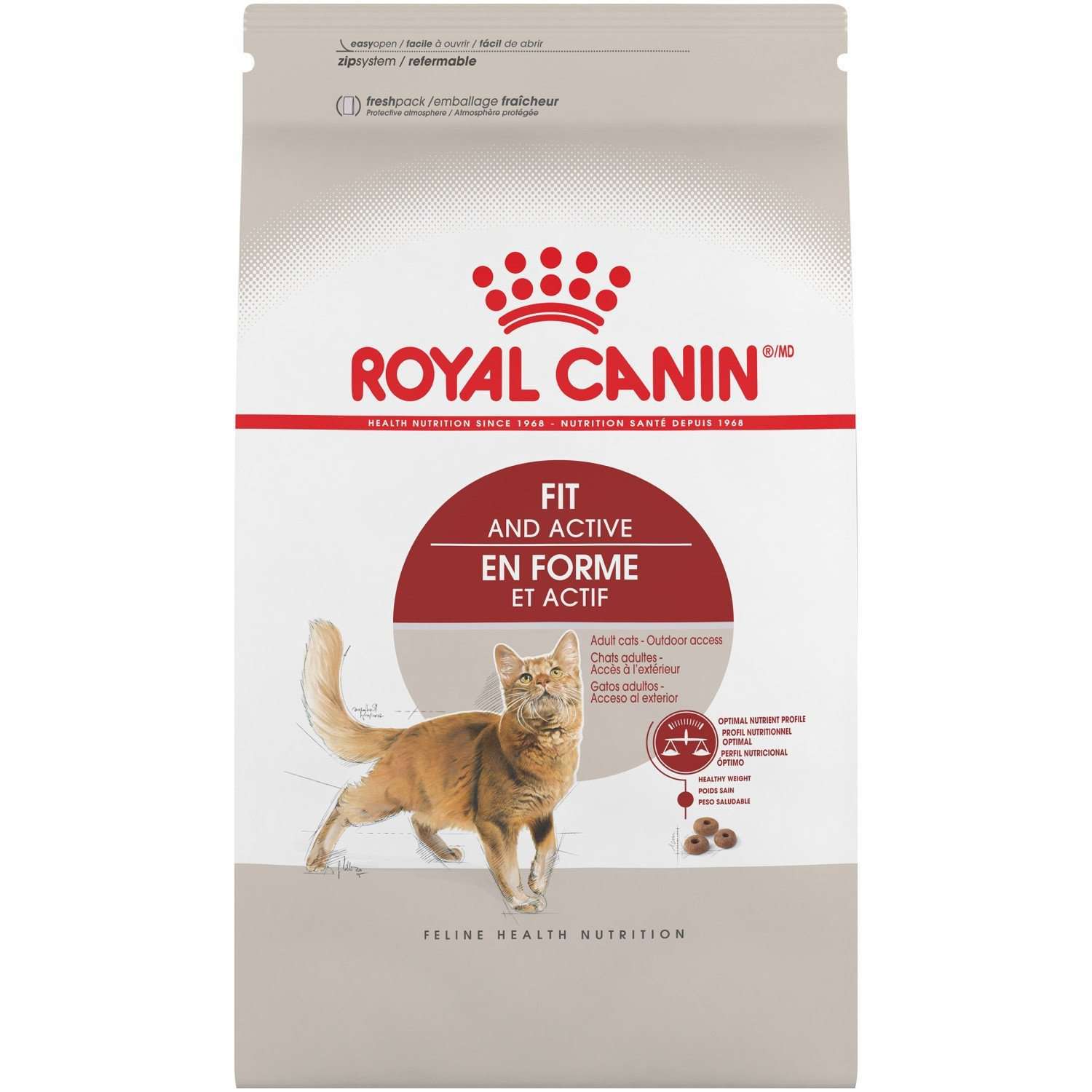Royal Canin Adult Fit & Active Dry Instinctive Cat Food  Cat Food  | PetMax Canada