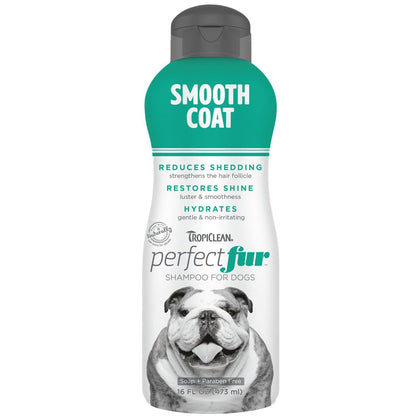 Tropiclean Perfect Fur Smooth Coat Dog Shampoo - 473 mL - Grooming - Tropiclean - PetMax Canada