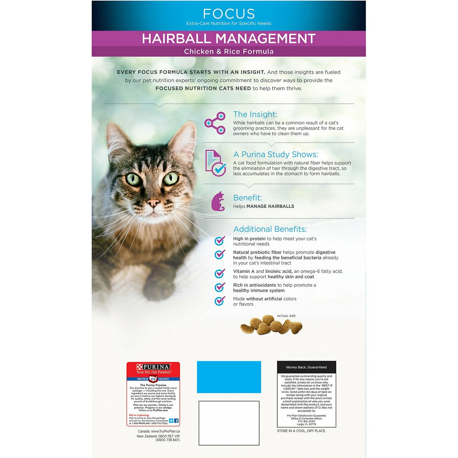 Purina Pro Plan Cat Food Adult Hairball Management  Cat Food  | PetMax Canada