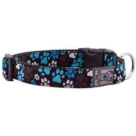 RC Adjustable Dog Collar Pattern Chocolate Paws  Dog Collars  | PetMax Canada