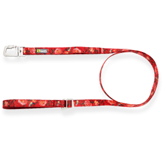 Be One Breed Silicone Leash Red Garden  Leashes  | PetMax Canada