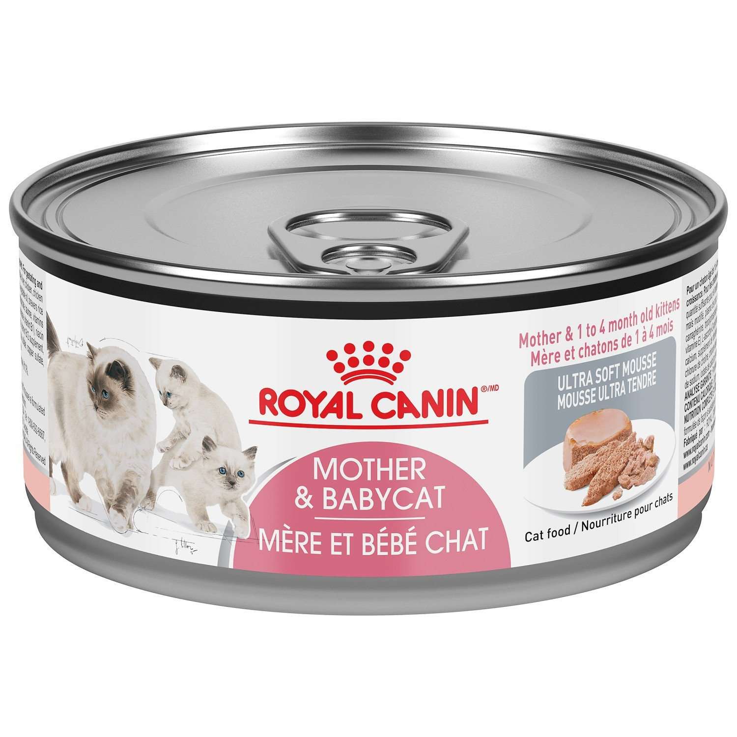 Royal Canin Canned Cat Food Babycat Ultra Soft Mousse Loaf In Sauce  Canned Cat Food  | PetMax Canada