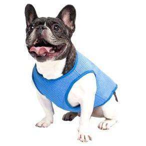 Go Fresh Pet Cooling Ice Vest Blue  Outdoor Gear  | PetMax Canada