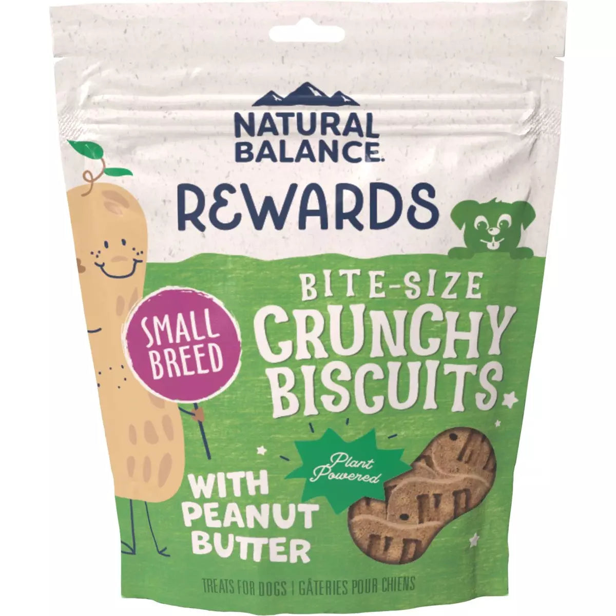 Natural Balance Peanut Butter Crunchy Biscuits Dog Treats 227g Dog Treats 227g | PetMax Canada