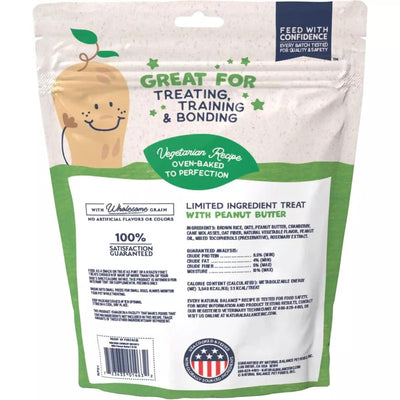 Natural Balance Peanut Butter Crunchy Biscuits Dog Treats - 227g - Dog Treats - Natural Balance - PetMax Canada