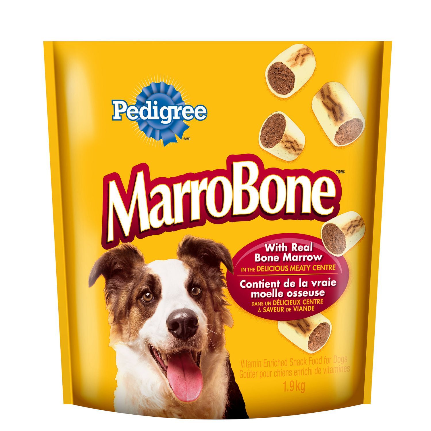 Pedigree Marrobone Vitamin Enriched Snack Food for Dogs 1.9 Kg Dog Treats 1.9 Kg | PetMax Canada