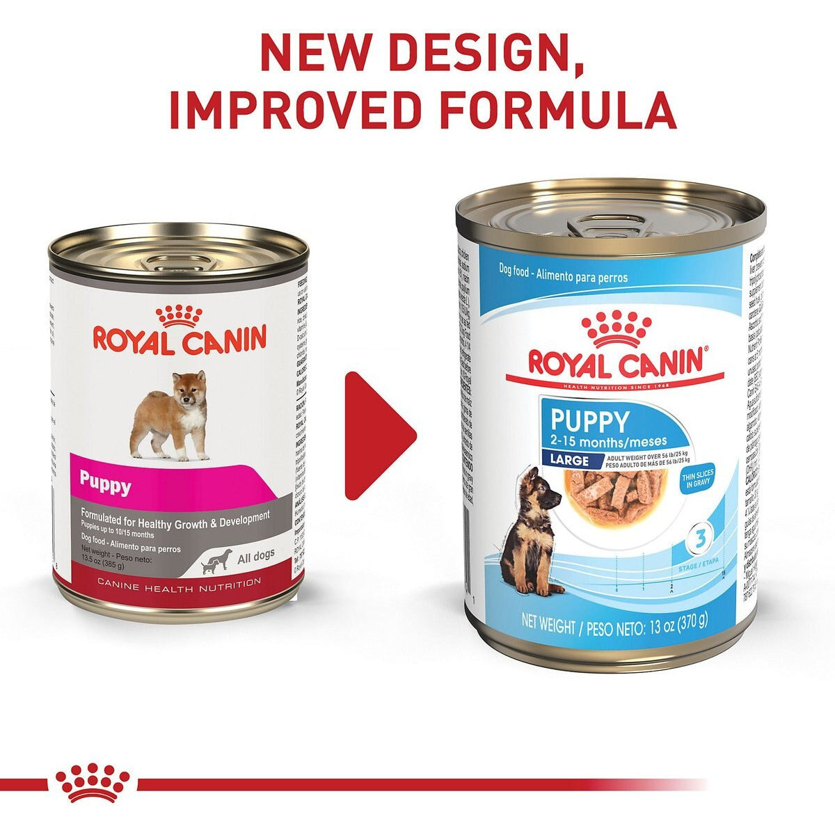 Royal Canin Large Canned Puppy Food  Canned Dog Food  | PetMax Canada