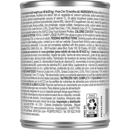 Royal Canin Large Canned Puppy Food - 369g - Canned Dog Food - Royal Canin - PetMax Canada