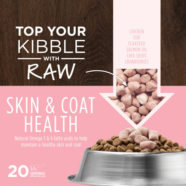 Instinct Freeze-Dried RawBoost Mixers Grain-Free Skin & Coat Health Recipe Dog Food Topper  Dog Treats  | PetMax Canada