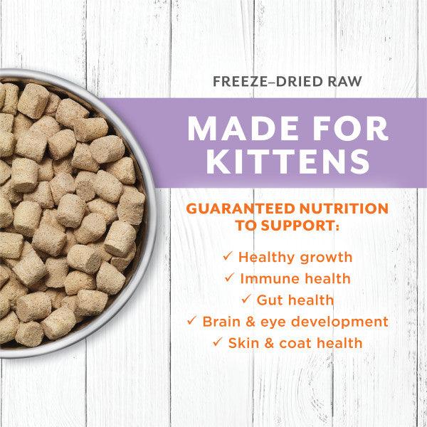 Instinct® Raw Longevity™ 100% Freeze-Dried Raw Meals Cage-Free Chicken Recipe for Kitten  Cat Food  | PetMax Canada