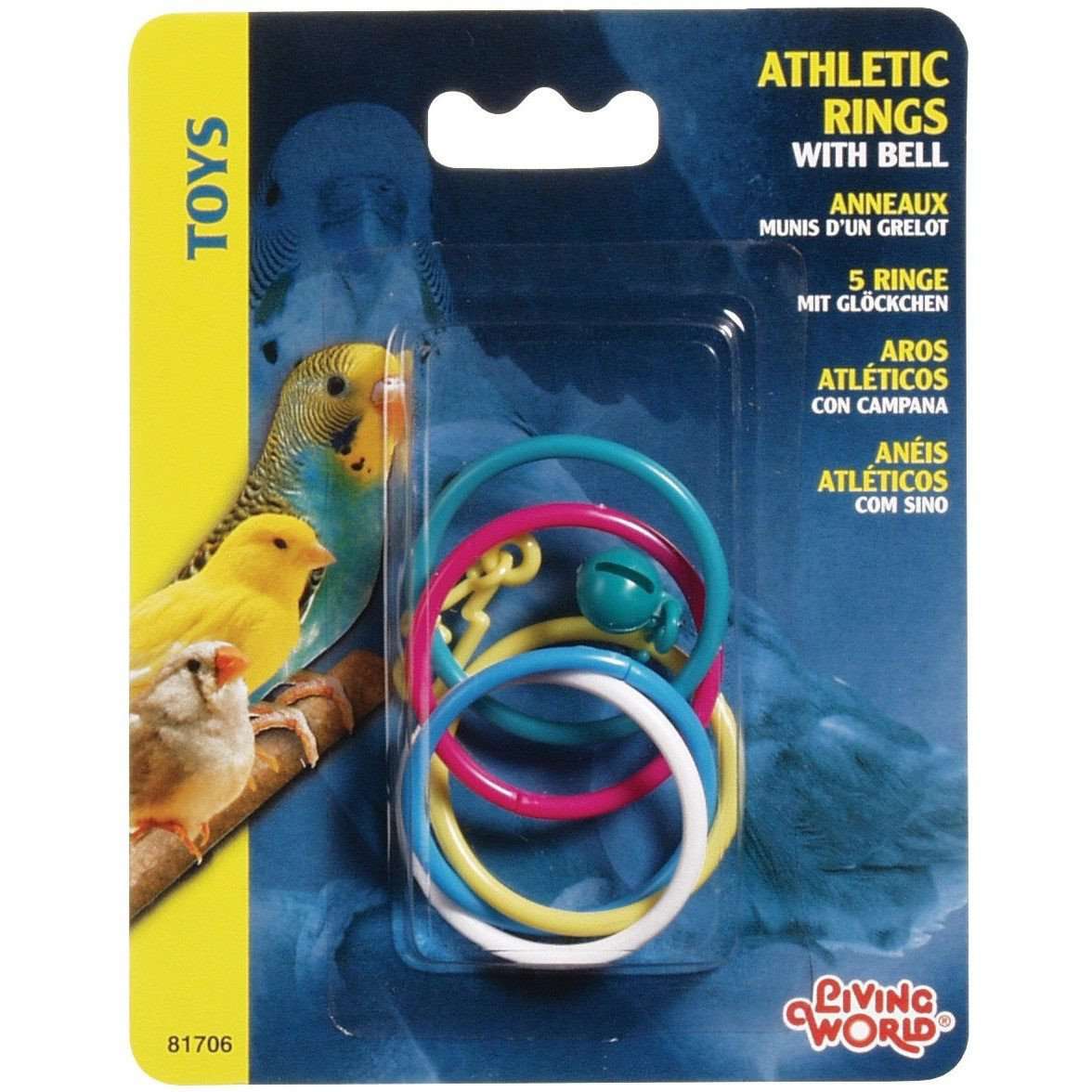 Living World Classic Athletic Rings With Bell  Bird Toys  | PetMax Canada