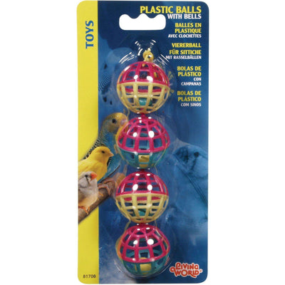 Living World Classic Plastic Balls  Bird Toys  | PetMax Canada