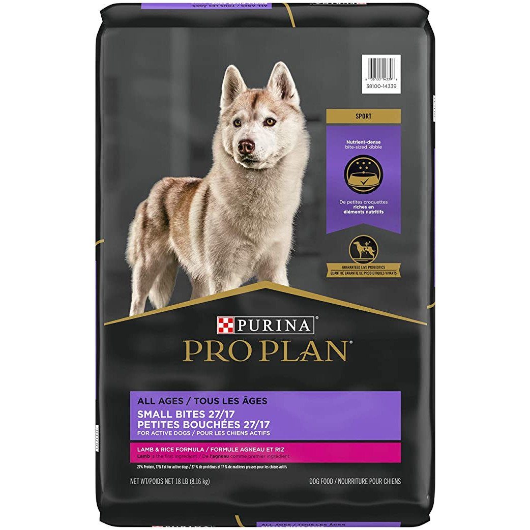 Purina Pro Plan Dog Food Adult Small Bites 27/17 Lamb & Rice 8.16 Kg Dog Food 8.16 Kg | PetMax Canada