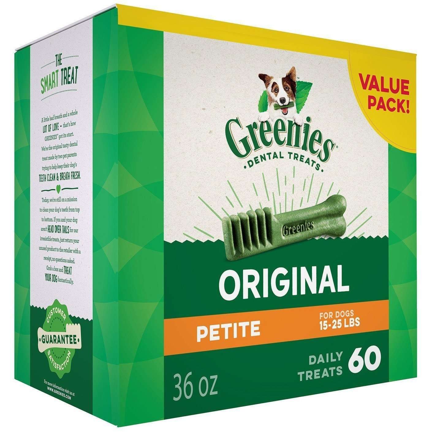Greenies Dental Treat Original Petite 1.02 Kg Dog Treats 1.02 Kg | PetMax Canada