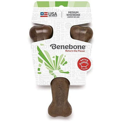 Benebone Wishbone Bacon - Small - Nylon - Benebone - PetMax Canada
