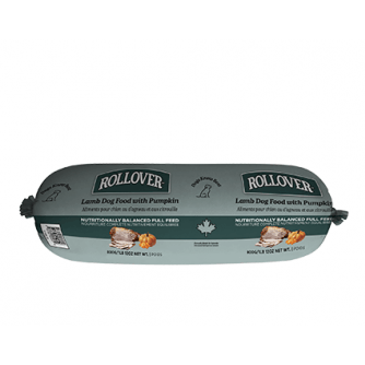 Rollover Dog Food Lamb with Pumpkin Roll - 800g - Canned Dog Food - Rollover - PetMax Canada