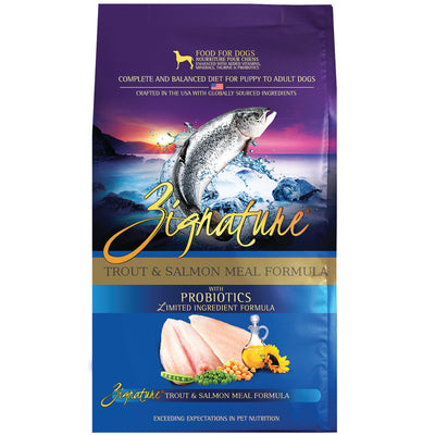 Zignature Limited Ingredient Formula Trout & Salmon  Dog Food  | PetMax Canada