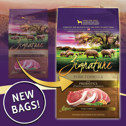 Zignature Limited Ingredient Formula Pork - 1.8 Kg - Dog Food - Zignature Pet Food - PetMax Canada