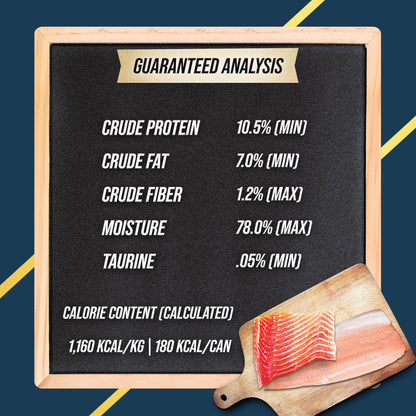 Fussie Market Fresh Trout and Salmon Canned Cat Food - 156g - Canned Cat Food - Fussie Cat - PetMax Canada