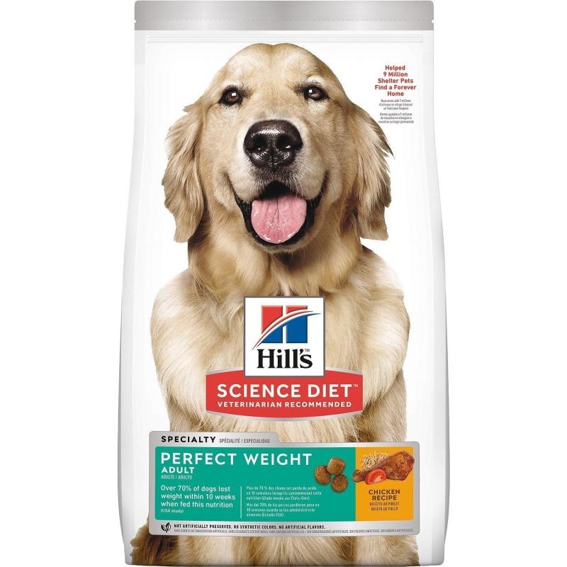 Hill's Science Diet Dry Dog Food Adult Perfect Weight for Weight Management Chicken Recipe  Dog Food  | PetMax Canada