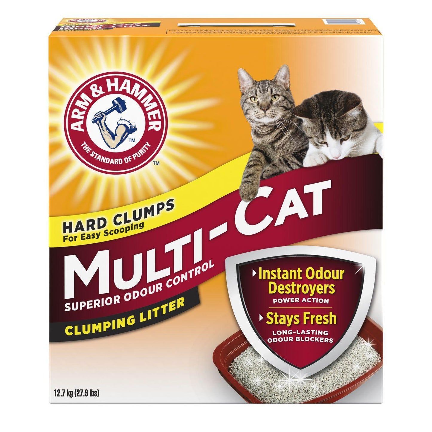 Arm & Hammer Multi Cat Fresh Scent - 12.7 Kg - Cat Litter - Arm & Hammer - PetMax Canada