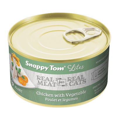 Snappy Tom Wet Cat Food Lites Chicken With Vegetables - 85g - Canned Cat Food - Snappy Tom - PetMax Canada