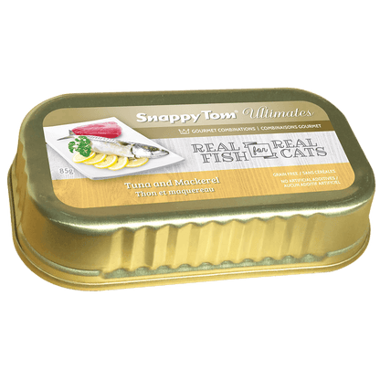 Snappy Tom Wet Cat Food Ultimates Tuna & Mackerel - 85g - Canned Cat Food - Snappy Tom - PetMax Canada