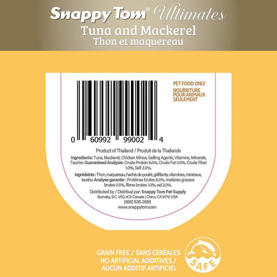 Snappy Tom Wet Cat Food Ultimates Tuna & Mackerel - 85g - Canned Cat Food - Snappy Tom - PetMax Canada