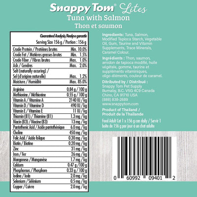 Snappy Tom Wet Cat Food Lites Tuna With Salmon - 85g - Canned Cat Food - Snappy Tom - PetMax Canada