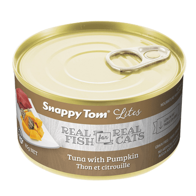 Snappy Tom Wet Cat Food Lites Tuna With Pumpkin - 85g - Canned Cat Food - Snappy Tom - PetMax Canada