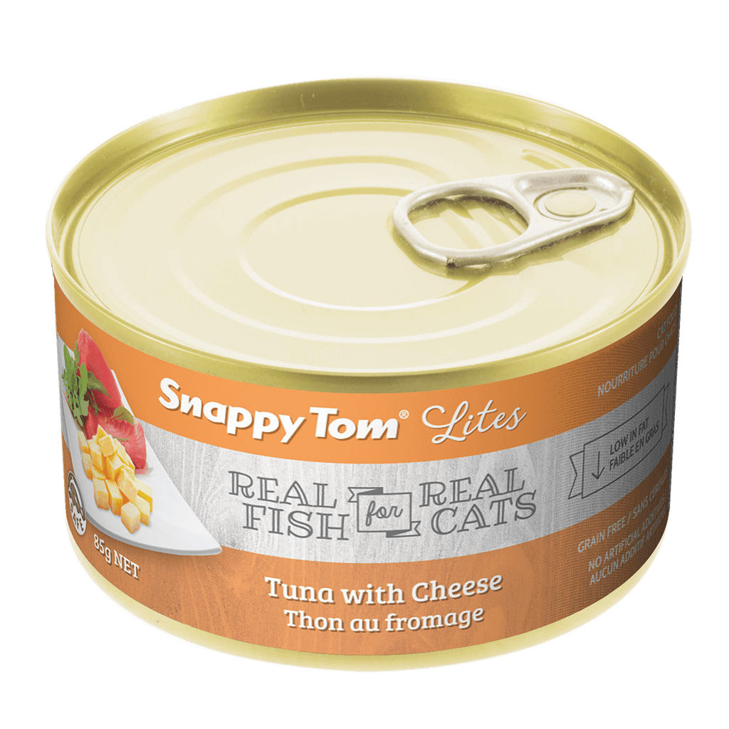 Snappy Tom Wet Cat Food Lites Tuna With Cheese  Canned Cat Food  | PetMax Canada