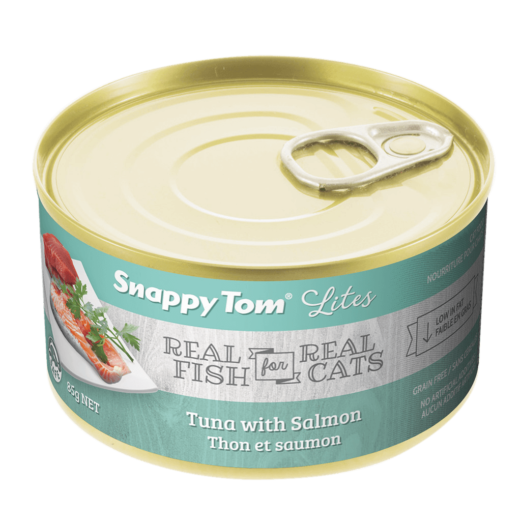 Snappy Tom Wet Cat Food Lites Tuna With Salmon  Canned Cat Food  | PetMax Canada