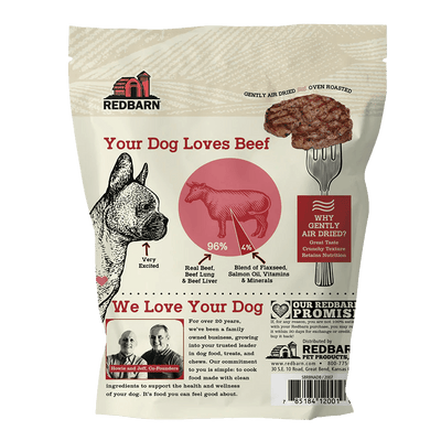 Red Barn Air Dried Grain Free Beef Dog Food - 907g - Dog Food - Red Barn Pet Products - PetMax Canada