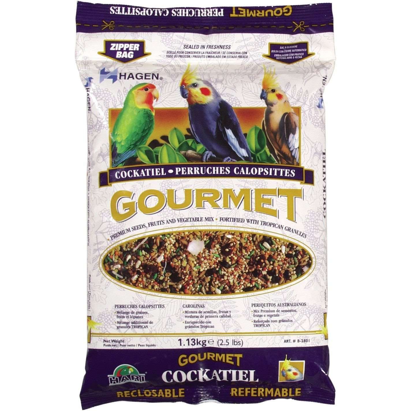 Hagen Gourmet Cockatiel Seed Mix  Bird Food  | PetMax Canada