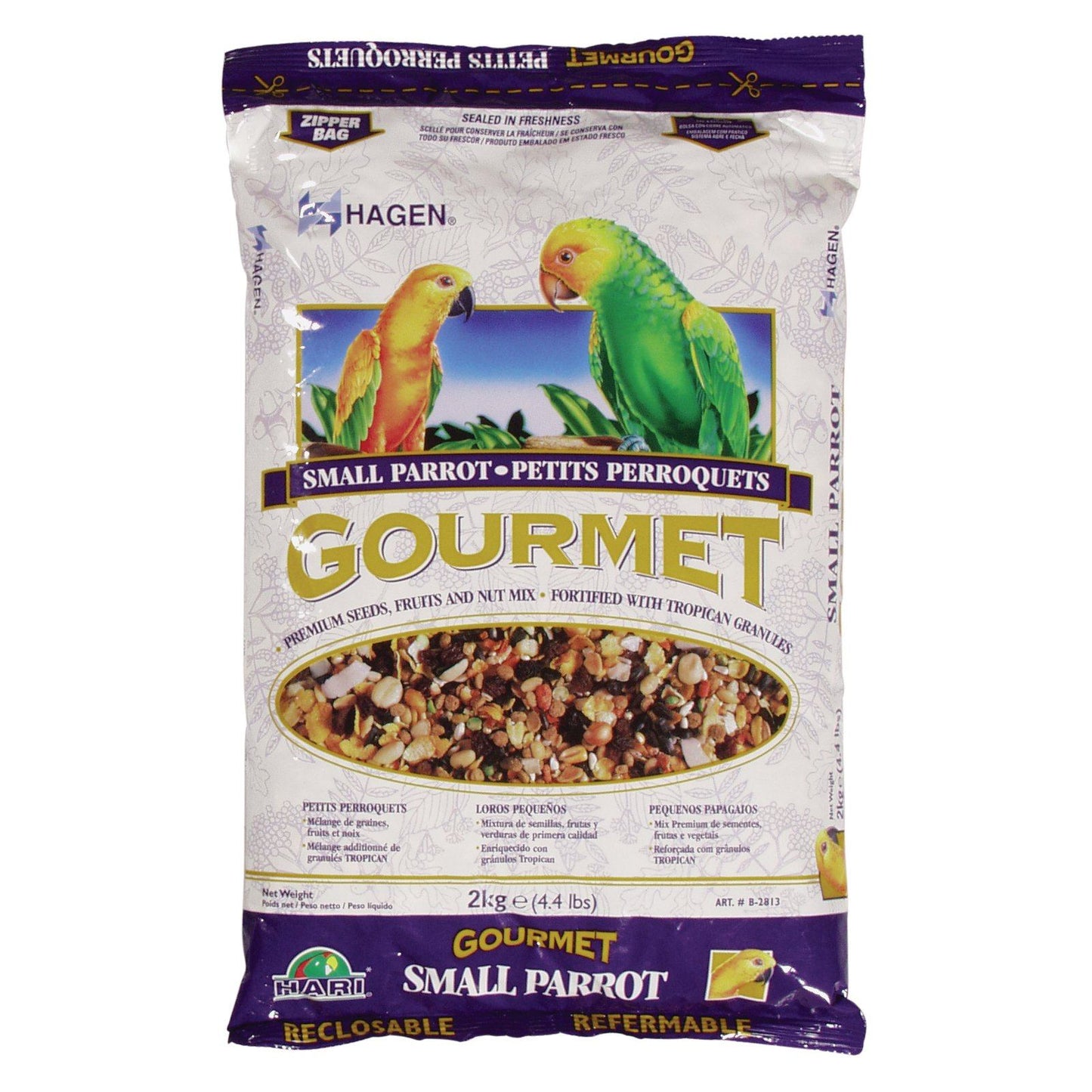 Hagen Gourmet Small Parrot Seed Mix 2 Kg Bird Food 2 Kg | PetMax Canada