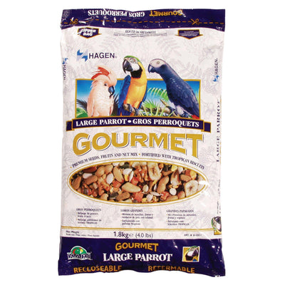 Hagen Gourmet Parrot Seed Mix 1.8 Kg Bird Food 1.8 Kg | PetMax Canada