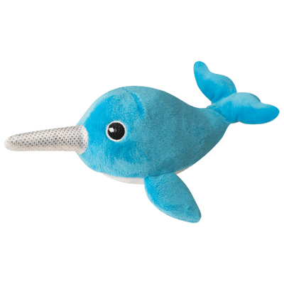 Snugarooz Baby Nikki Narwhal  Dog Toys  | PetMax Canada