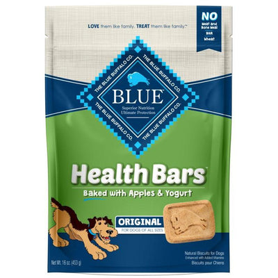 Blue Buffalo Health Bars Apple & Yogurt  Dog Treats  | PetMax Canada
