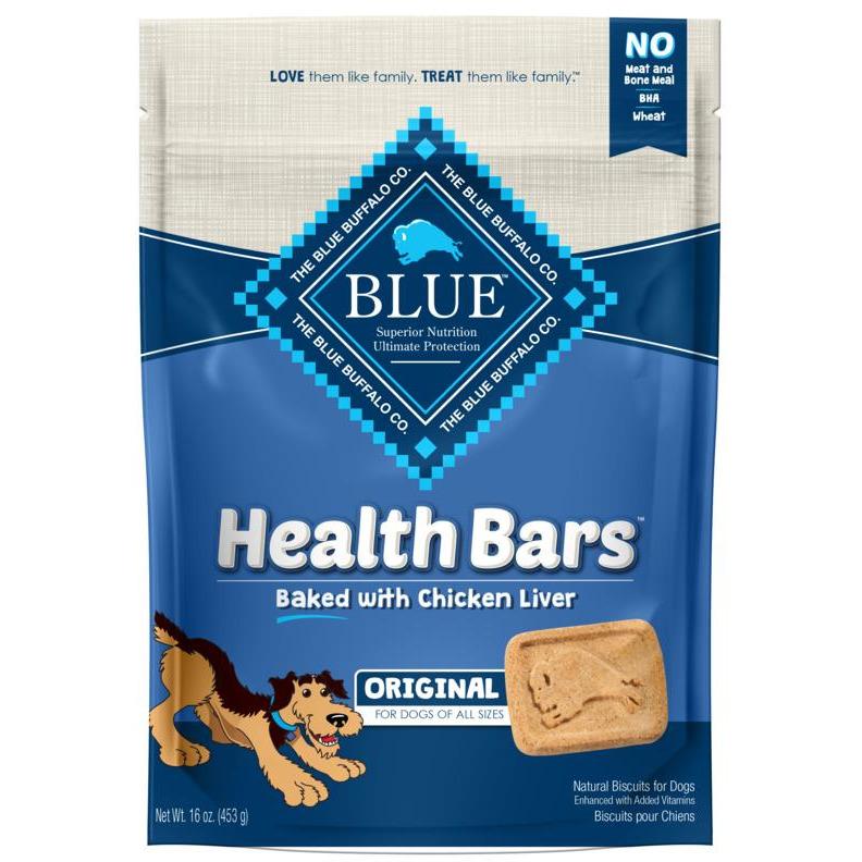 Blue Buffalo Health Bars Chicken Liver Crunch  Dog Treats  | PetMax Canada